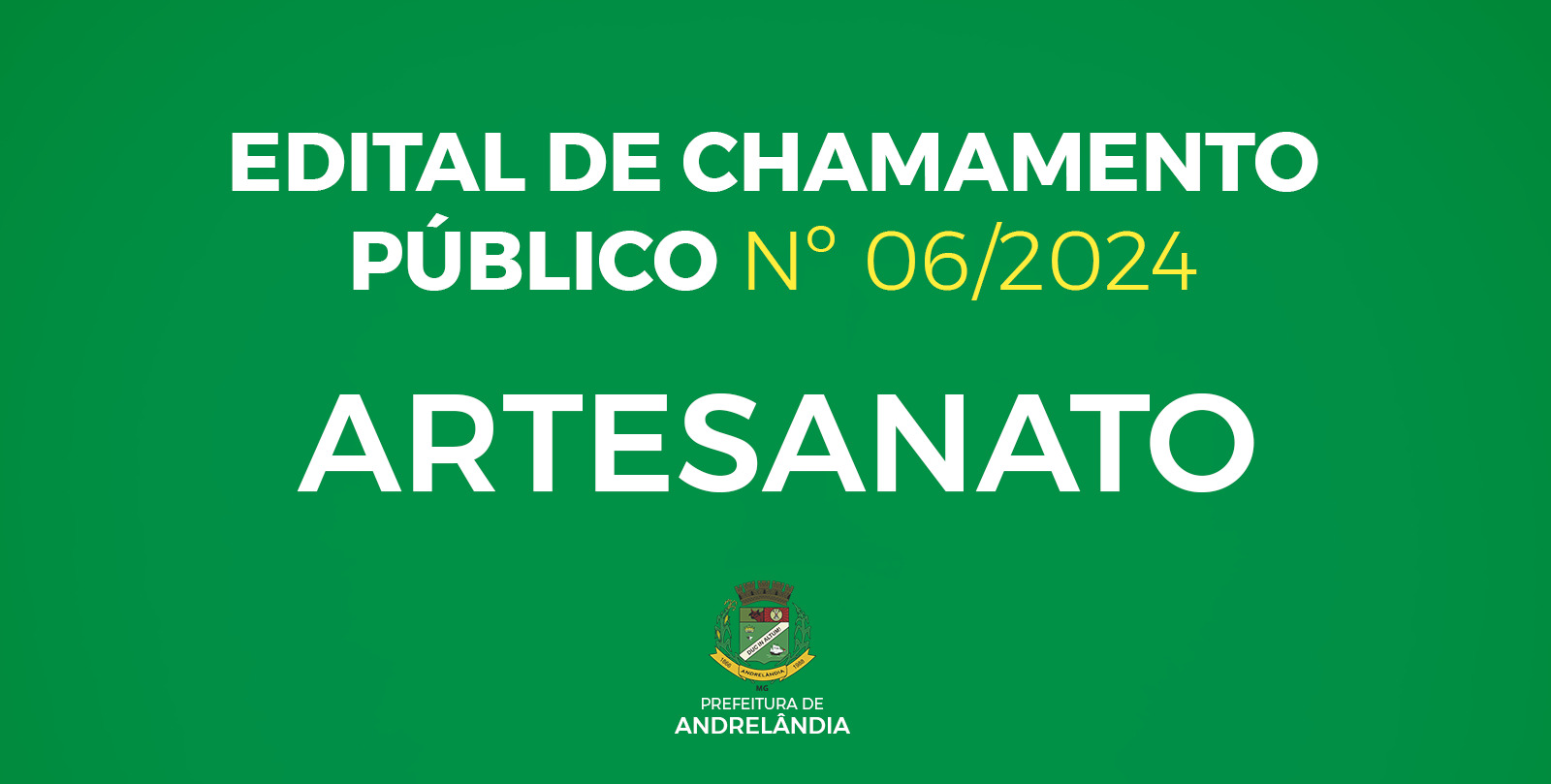 Leia mais sobre o artigo EDITAL PARA FOMENTO À EXECUÇÃO DE AÇÕES CULTURAIS (APOIO DIRETO A PROJETOS) EDITAL DE CHAMAMENTO PÚBLICO Nº 06/2024 – ARTESANATO