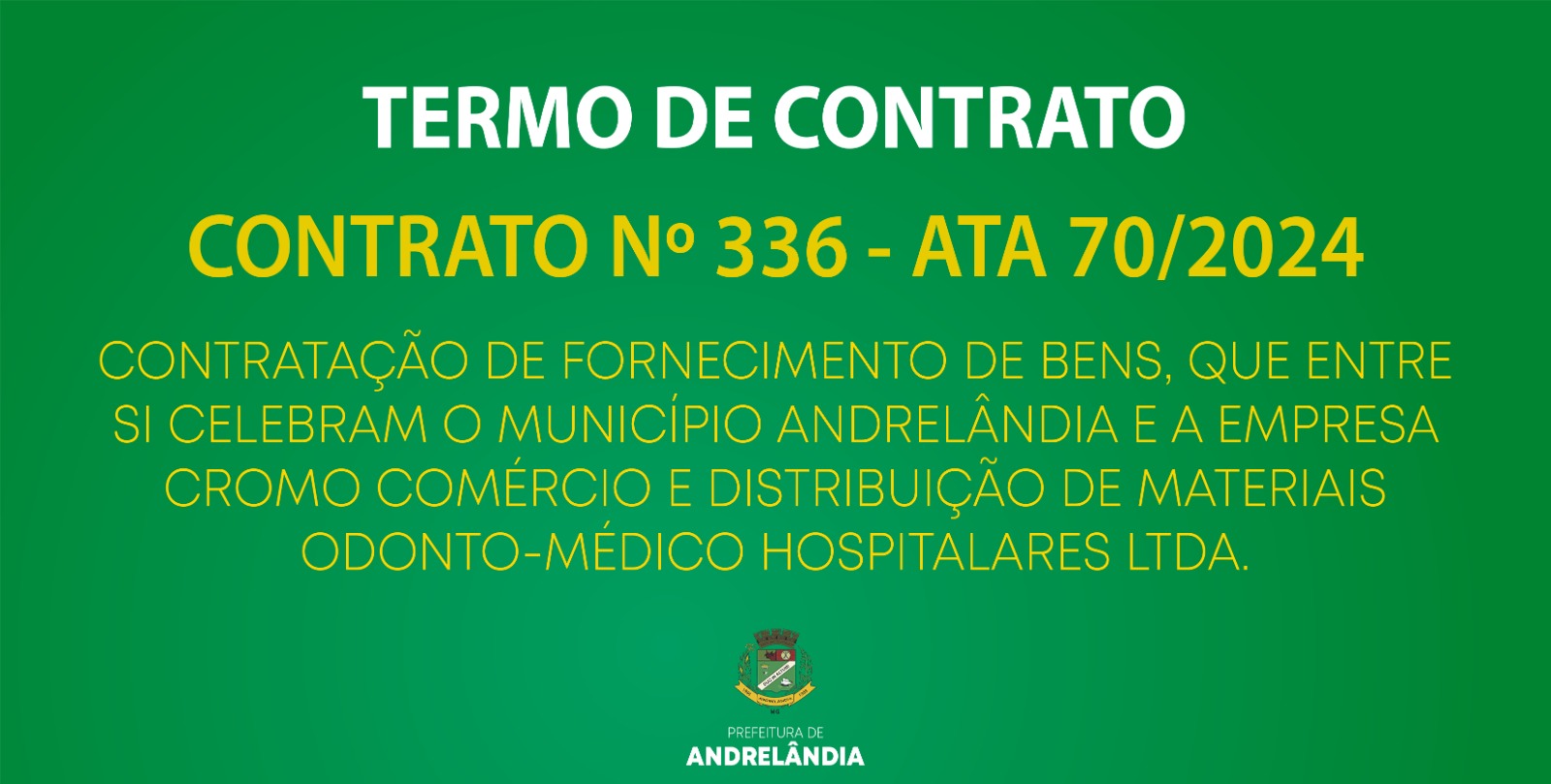 Leia mais sobre o artigo TERMO DE CONTRATO